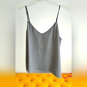 Banana Republic Black and White Camisole and Ultra Soft Tshirt BothSize M